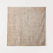 Tenture Textile jute texture tissu brun (Devant (Horizontal))