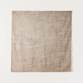 Tenture Textile jute texture tissu brun (Devant)