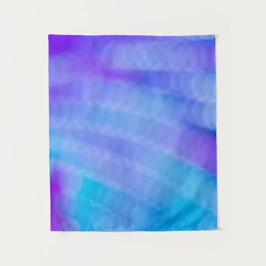 Tenture textile rayé rose et bleu (Devant)