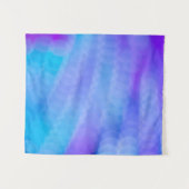 Tenture textile rayé rose et bleu (Devant (Horizontal))