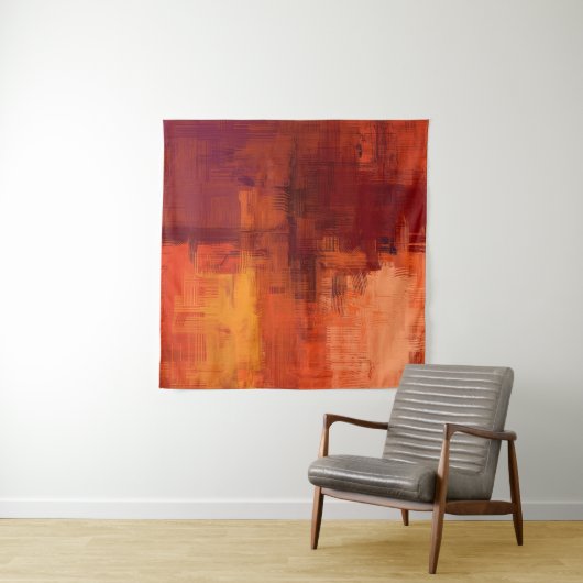 Tenture texture Abstraite. 2d illustration. Main expressiv (En situation)