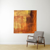 Tenture texture Abstraite. 2d illustration. Main expressiv (En situation (horizontale))