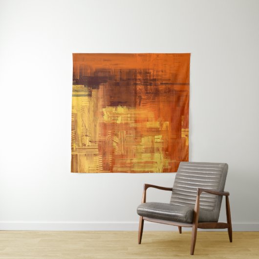 Tenture texture Abstraite. 2d illustration. Main expressiv (En situation)