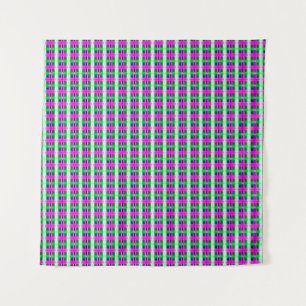 Tenture texture abstraite, motif plaid coloré, goudron rét