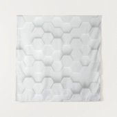 Tenture Texture arrière - plan blanche. Illustration 3d, 3 (Devant (Horizontal))