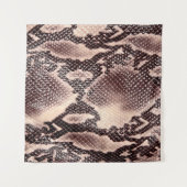 Tenture texture Brown en cuir de serpent (Devant (Horizontal))