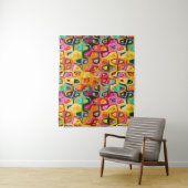 Tenture Texture colorée de trous (En situation)