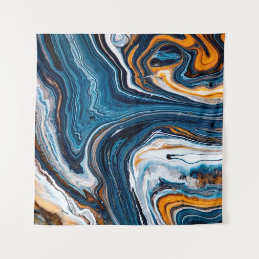 Tenture Texture d'art fluide. Arrière - plan avec mélange (Devant)