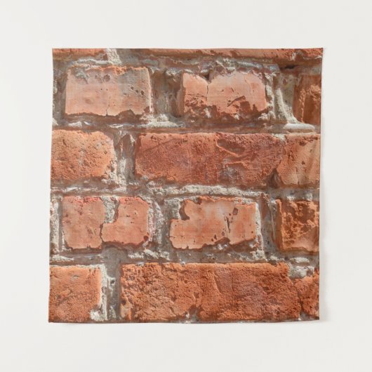 Tenture Texture de brique patinée ancienne. Arrière - plan (Devant)