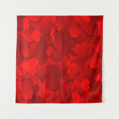 Tenture Texture de coeurs de bannière un cœur (Devant (Horizontal))