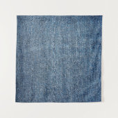 Tenture Texture de denim défraîchi pour fond. Jean bleu (Devant (Horizontal))