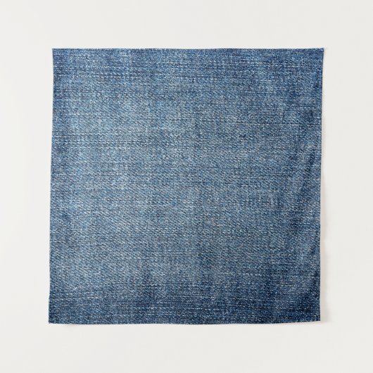 Tenture Texture de denim défraîchi pour fond. Jean bleu (Devant)