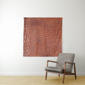 Tenture texture de fond en cuir Brown, abstrait, a (En situation)