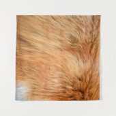 Tenture Texture de fourrure de renard rouge (Devant (Horizontal))