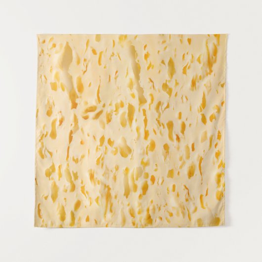 Tenture Texture de fromage avec trous (Devant (Horizontal))