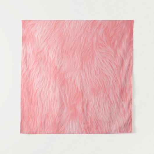 Tenture Texture de la fourrure de laine rose souple (Devant)