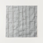 Tenture texture de la surface de la paroi en brique gris c (Devant (Horizontal))