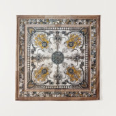 Tenture Texture de marbre arabesque Patchwork Vintage (Devant (Horizontal))