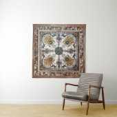 Tenture Texture de marbre arabesque Patchwork Vintage (En situation (horizontale))