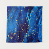 Tenture Texture de marbre bleu or luxueux (Devant)