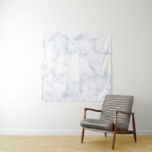 Tenture Texture de marbre motif blanc (En situation (horizontale))