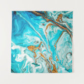 Tenture Texture de marbre. Technique orientale. ar contemp (Devant (Horizontal))