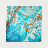 Tenture Texture de marbre. Technique orientale. ar contemp (Devant)