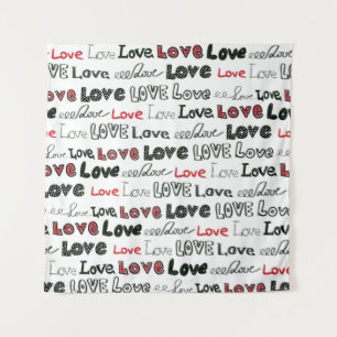 Tenture Texture de marqueur d'amour Fond sans couture