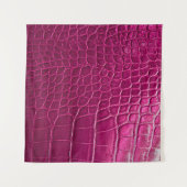 Tenture Texture de peau de crocodile rose (Devant (Horizontal))