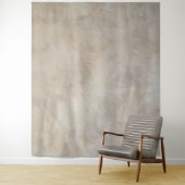 Tenture Texture de pierre murale en chaux beige minimalist (En situation)