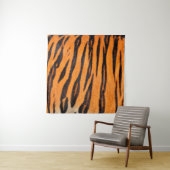 Tenture Texture d'impression de tigre (En situation)