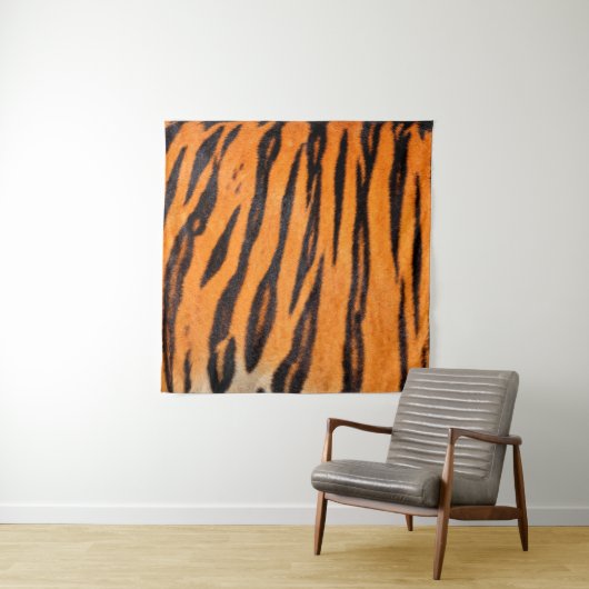 Tenture Texture d'impression de tigre (En situation)