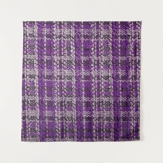 Tenture Texture du tissu de tartan violet utile comme supp (Devant)