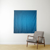 Tenture Texture en cuir bleu (En situation)