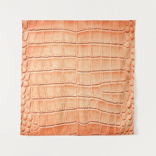 Tenture Texture en cuir de crocodile brun clair (Devant)