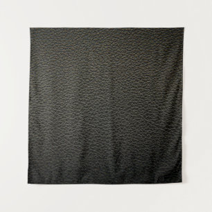 Tenture Texture en cuir noir ou arrière - plan. abstrait,