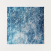 Tenture Texture en jean bleu (Devant (Horizontal))