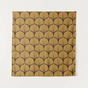 Tenture Texture florale géométrique Art déco