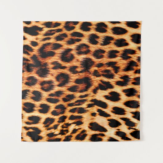 Tenture Texture léopard, motif sans couture d'animal afric (Devant (Horizontal))