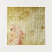 Tenture Texture maquette lettres vintages (Devant (Horizontal))