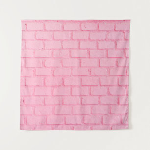 Tenture Texture murale arrière - plan en brique rose paste