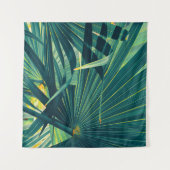 Tenture Texture tonique à feuille de palme striée (Devant (Horizontal))
