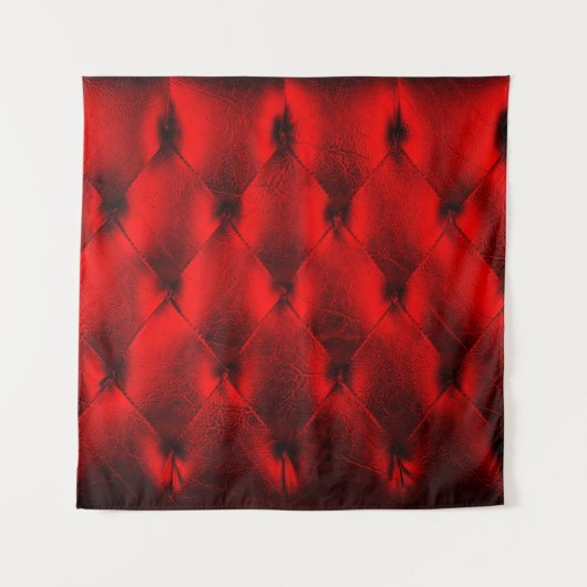 Tenture Texture vintage de rembourrage rouge (Devant)