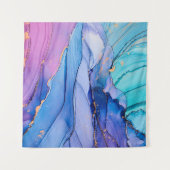 Tenture Textures fluides, art abstrait de luxe. (Devant (Horizontal))