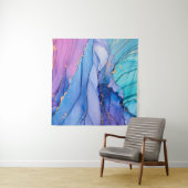 Tenture Textures fluides, art abstrait de luxe. (En situation (horizontale))