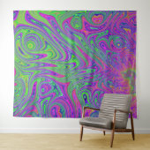 Tenture textures psychodeliques (En situation (horizontale))