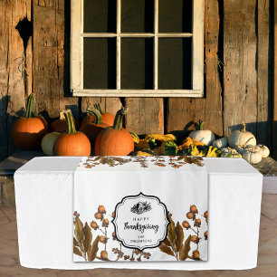 Tenture Thanksgiving Diner Partie Buffet Coureur Table