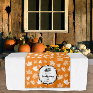 Tenture Thanksgiving Diner Partie Buffet Coureur Table
