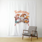 Tenture Thanksgiving Gnome Fall Leopard Turkey Essentiel T (En situation)