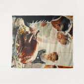 Tenture Thanksgiving Joy : Une fête familiale (Devant (Horizontal))